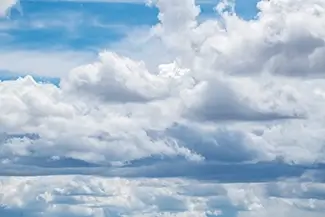 Great Sand Dunes National Park Cloudy Blue Sky, Alamosa, Colorado