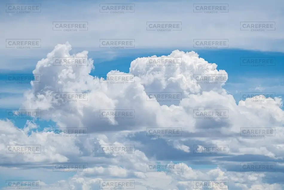 Great Sand Dunes National Park Fluffy Clouds in Sky, Alamosa, Colorado · United States