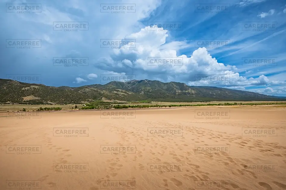 Great Sand Dunes National Park Scenic Desert Landscape, Alamosa, Colorado · United States