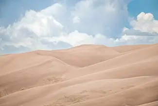 Great Sand Dunes National Park Serene Rolling Sand Dunes, Alamosa, Colorado