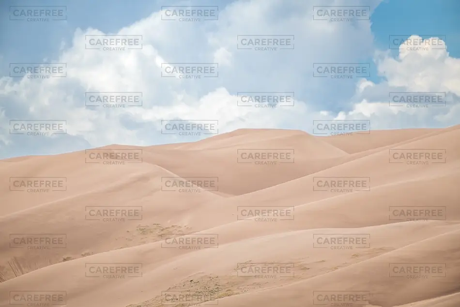 Great Sand Dunes National Park Serene Rolling Sand Dunes, Alamosa, Colorado · United States