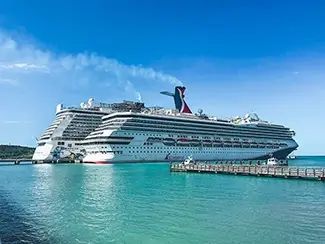 Great Stirrup Cay Ocean Liner Arrival, Berry Islands, The Bahamas