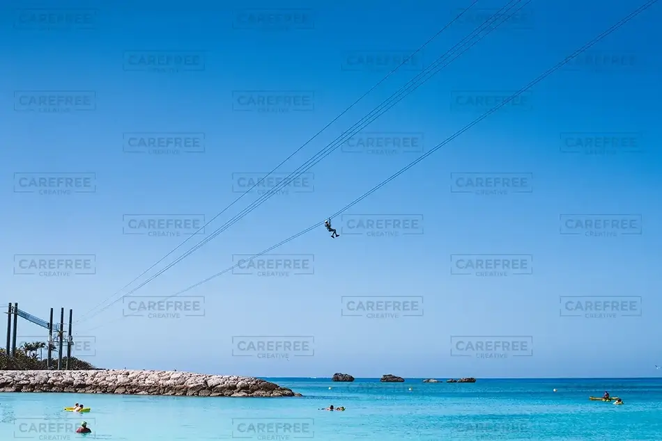 Great Stirrup Cay Skyline Ziplines, Berry Islands, The Bahamas · Caribbean