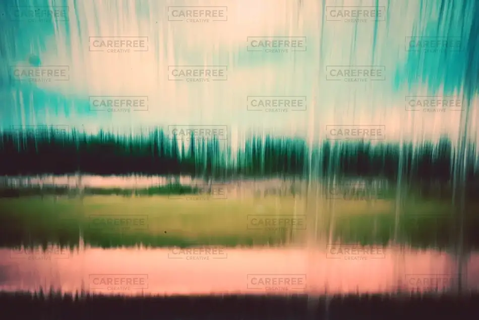 Waterfall Blur Painterly Nature, Des Moines, Iowa · United States