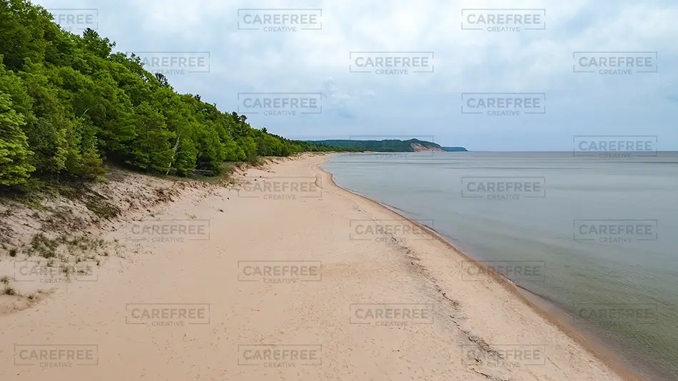 Green Point Dunes Nature Preserve Sandy Shoreline Beach, Frankfort, Michigan · United States
