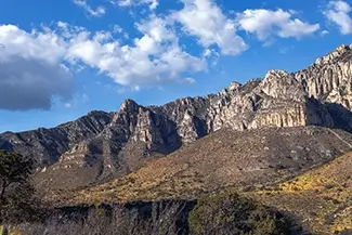 Guadalupe Mountains National Park Rugged Limestone Peaks, Dell City, Texas