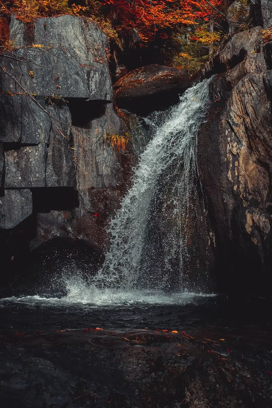 Gulf Hagas Flowing Falls, Monson, Maine · United States