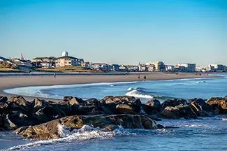 Hampton Beach State Park Rocky Shoreline