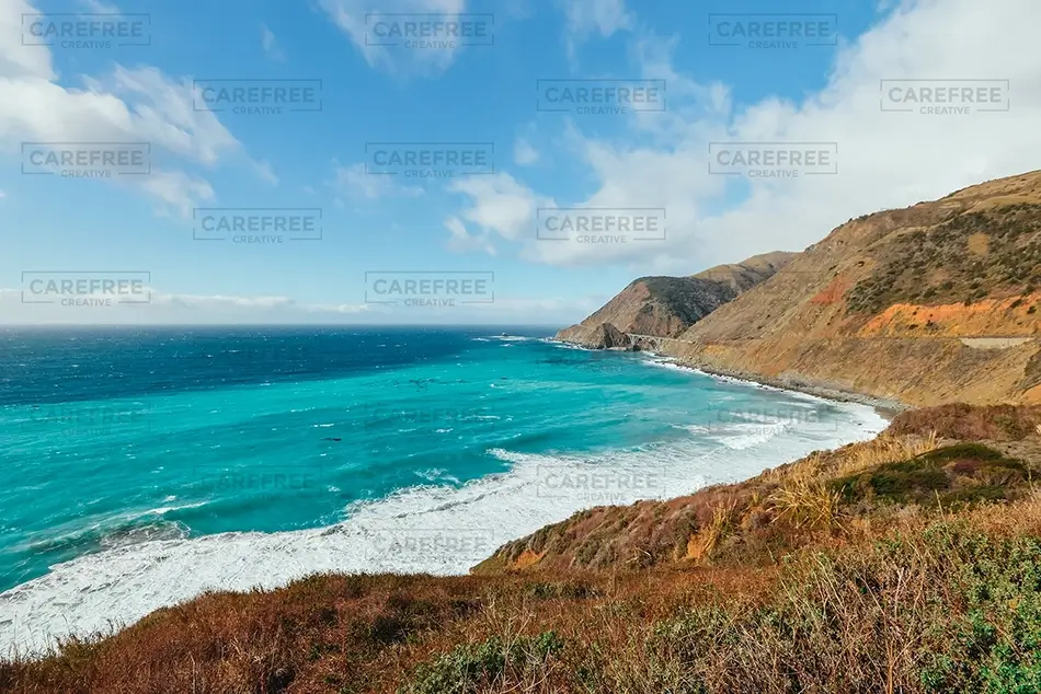 Hazard Reef Turquoise Coastal Bay, Los Osos, California · United States