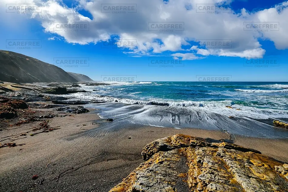 Hazard Reef Rocky Coastal Shoreline, Los Osos, California · United States