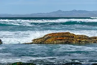 Hazard Reef Layered Coastal Rock, Los Osos, California