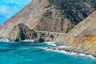 Hazard Reef Coastal Arch Bridge, Los Osos, California