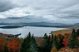 Height of Land Overcast Lakeside, Roxbury, Maine