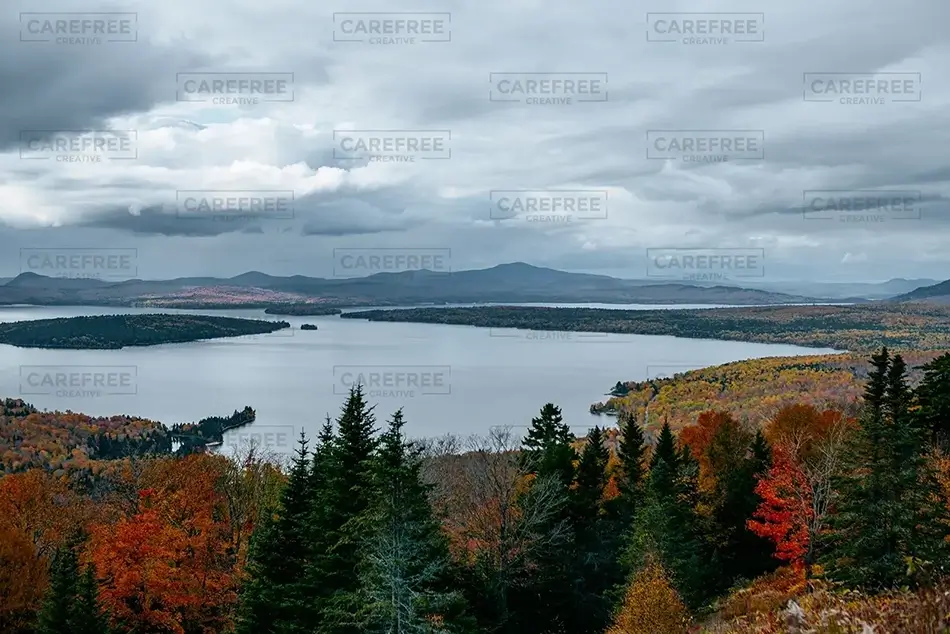 Height of Land Overcast Lakeside, Roxbury, Maine · United States