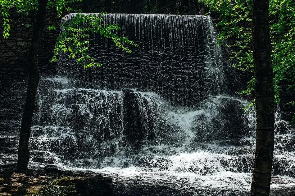 Hickory Run State Park Dappled Light Waterfall