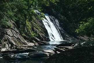 High Falls Conservation Waterfall’s Energy, Hudson, New York