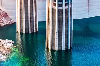 Hoover Dam Aquatic Pillars, Boulder City, Nevada