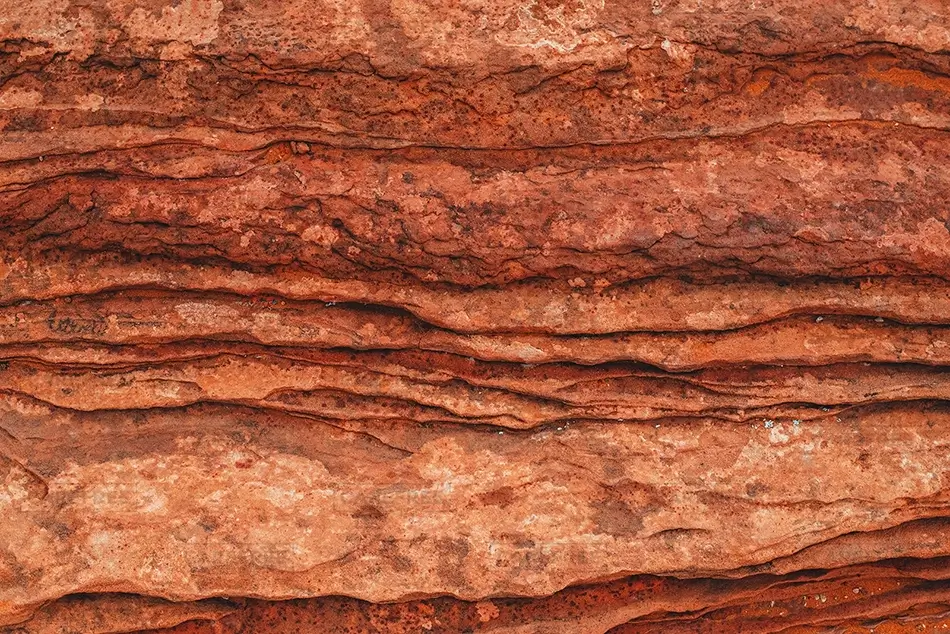 Horseshoe Bend Layered Red Sandstone, Page, Arizona · United States