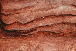 Horseshoe Bend Red Sandstone Layers, Page, Arizona