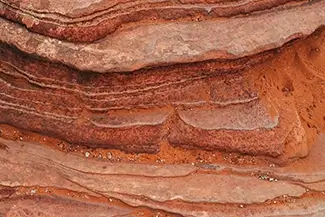 Horseshoe Bend Layered Red Sandstone, Page, Arizona