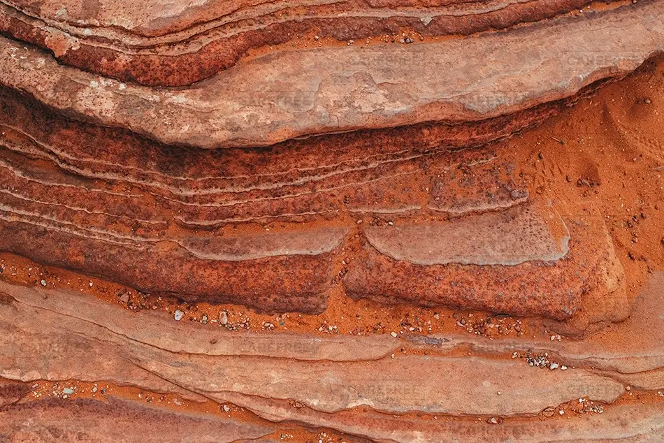 Horseshoe Bend Layered Red Sandstone, Page, Arizona · United States