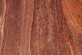 Horseshoe Bend Red Sandstone Texture, Page, Arizona
