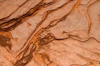 Horseshoe Bend Layered Sandstone Rock, Page, Arizona