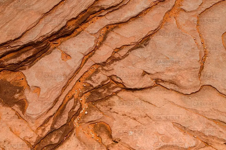 Horseshoe Bend Layered Sandstone Rock, Page, Arizona · United States