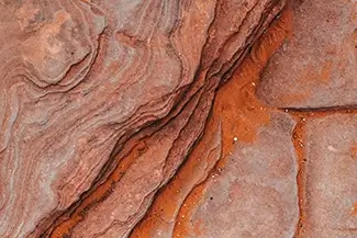 Horseshoe Bend Layered Sandstone Texture, Page, Arizona