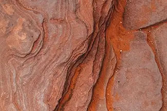 Horseshoe Bend Red Sandstone Texture, Page, Arizona