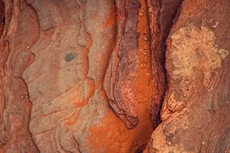 Horseshoe Bend Layered Sandstone Textures, Page, Arizona