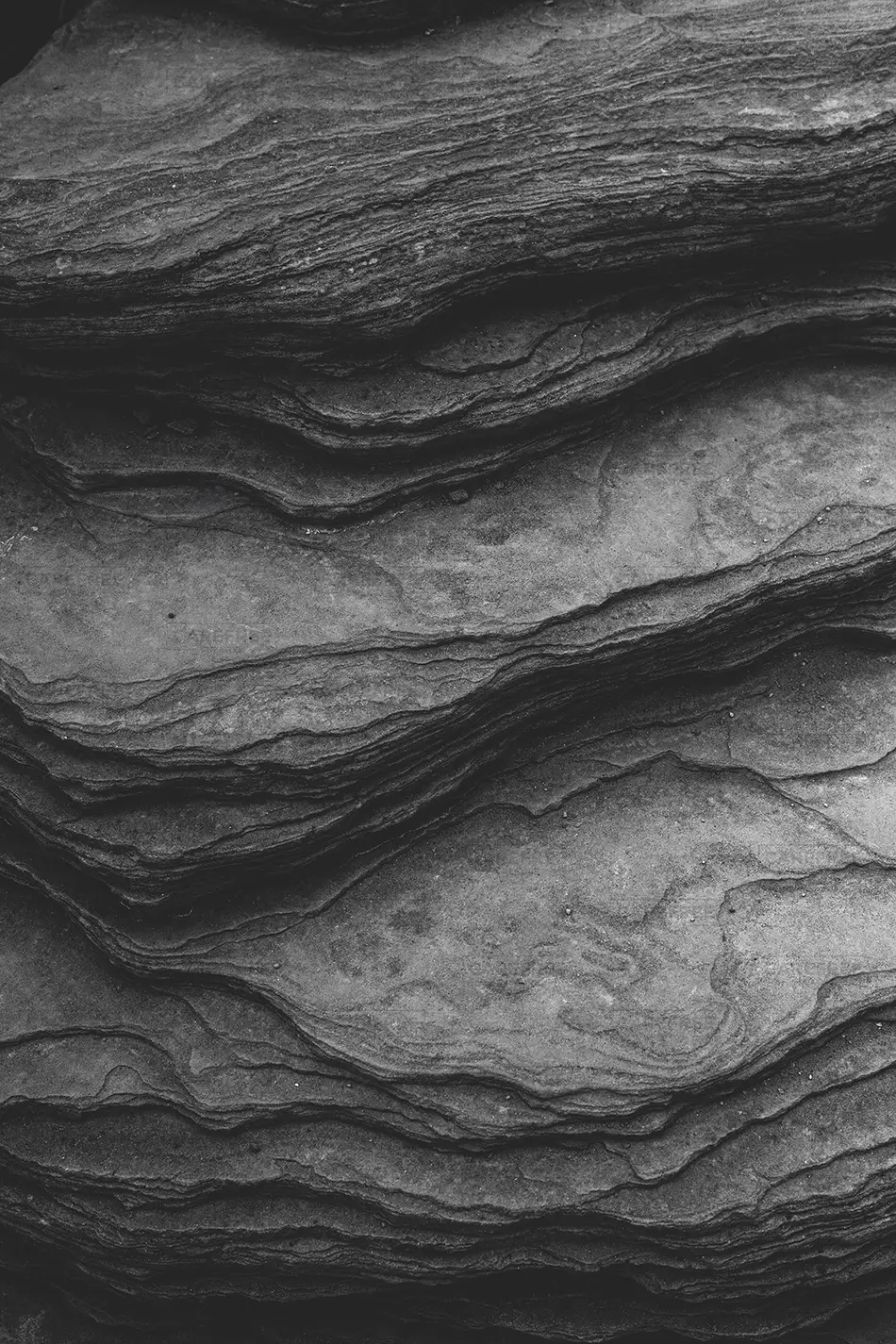 Horseshoe Bend Layered Sandstone Textures, Page, Arizona · United States