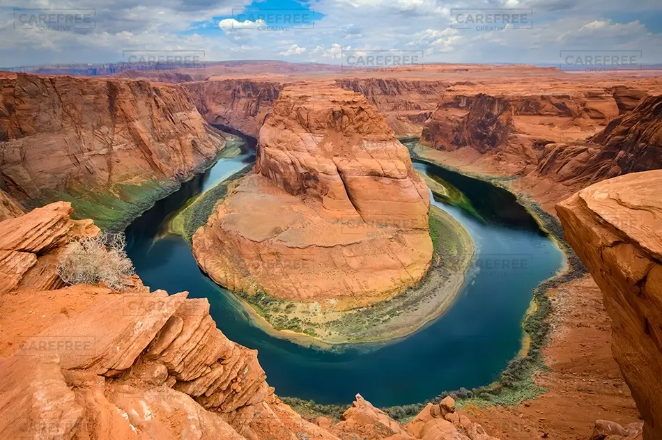 Horseshoe Bend Winding River Canyon, Page, Arizona · United States