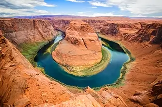 Horseshoe Bend Winding River Canyon, Page, Arizona