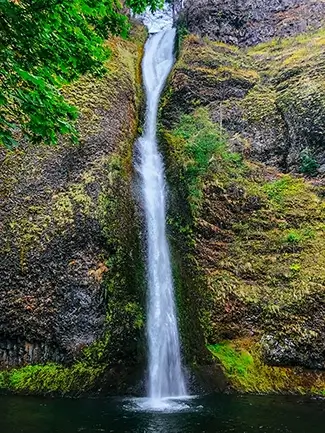 Horsetail Falls Sleek Veil, Cascade Locks, Oregon
