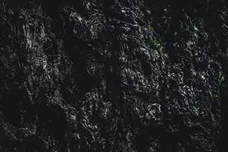 Horsetail Falls Textured Rockface Closeup, Cascade Locks, Oregon