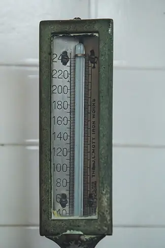 Hot Springs National Park Vintage Industrial Thermometer, Hot Springs, Arkansas