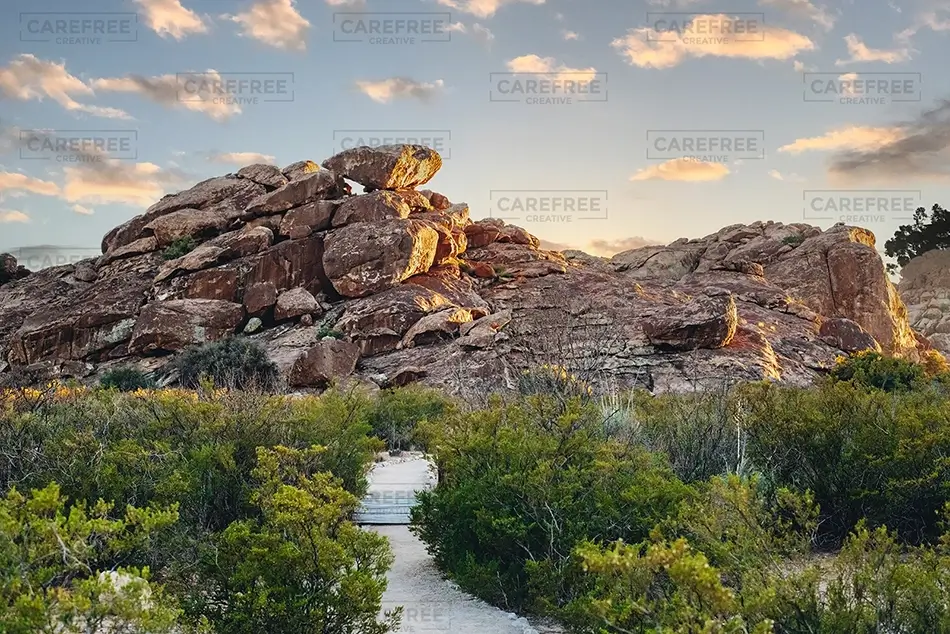 Hueco Tanks State Park Rocky Outcrop Trail, El Paso, Texas · United States