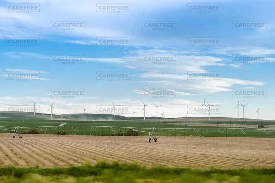 Idaho Wind Turbines Farmland, Idaho · United States