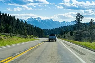 Idaho Scenic Mountain Highway Drive, Idaho