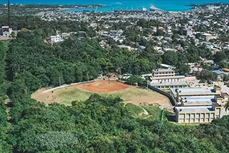 Isabel De Torres National Park Aerial Campus View, Puerto Plata, Dominican Republic
