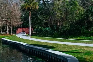 Kelly Park Rock Springs Pathway by the Water, Apopka, Florida