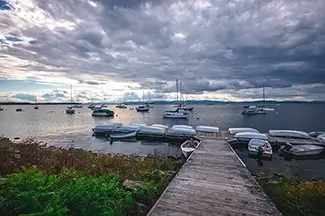 Lake Champlain Dock, Burlington, Vermont
