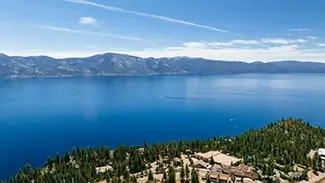 Lake Tahoe Aerial View, South Lake Tahoe, California