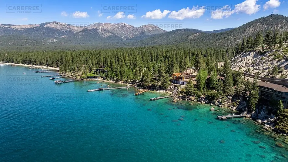Lake Tahoe Scenic View of Clear Waters, South Lake Tahoe, California · United States