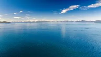 Lake Tahoe Serene Blue Water Landscape, South Lake Tahoe, California
