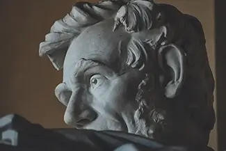 Lincoln Memorial Face Close Up, District of Columbia