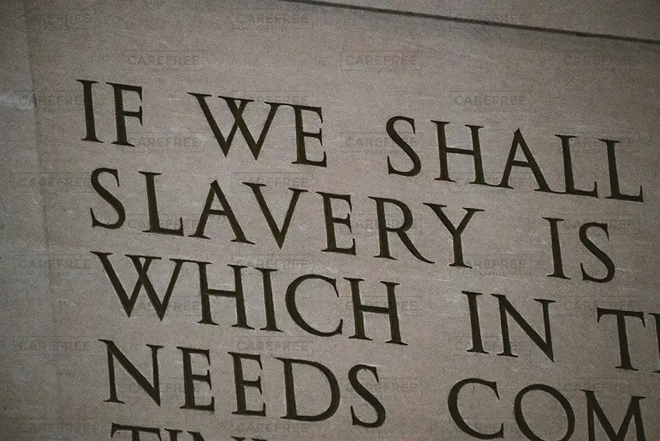 Lincoln Memorial Slavery Writing, District of Columbia · United States