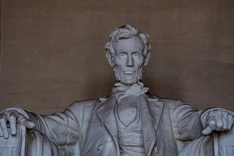Lincoln Memorial Statue Headshot, District of Columbia · United States