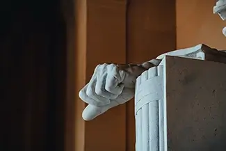 Lincoln Memorial Hand In Fist Statue, District of Columbia